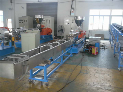 push-pull twin screw pelletizer